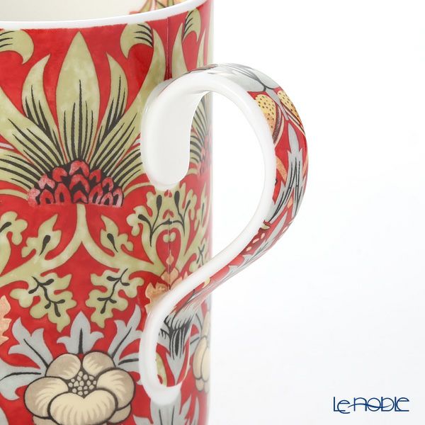 ロイヤル・ウースター ウィリアムモリス いちご泥棒 マグカップ 350ml クリムゾン