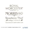 ロイヤル・ウースター ウィリアムモリス Strawberry Thief／いちご泥棒 マグカップ 350ml インディゴ