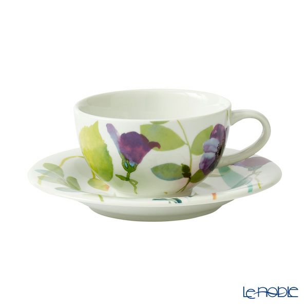 ポートメリオン ウォーターガーデン ブレックファーストカップ＆ソーサー 300ml