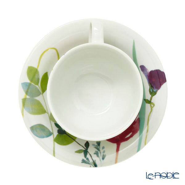 ポートメリオン ウォーターガーデン ブレックファーストカップ＆ソーサー 300ml