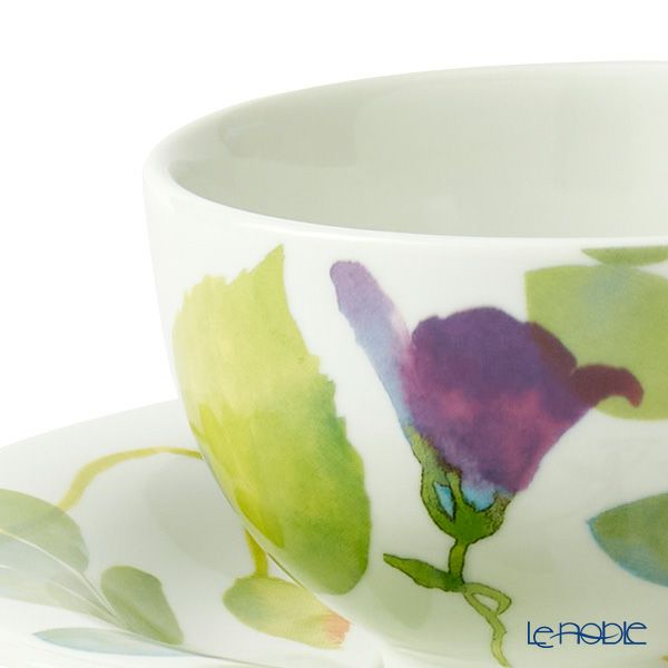 ポートメリオン ウォーターガーデン ブレックファーストカップ＆ソーサー 300ml