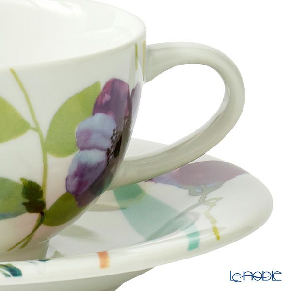 ポートメリオン ウォーターガーデン ブレックファーストカップ＆ソーサー 300ml