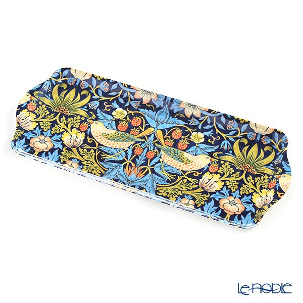 ピンパーネル ウィリアムモリス いちご泥棒 サンドイッチ トレイ ブルー