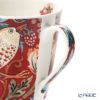 ピンパーネル ウィリアムモリス いちご泥棒 レッド マグカップ 180ml ペア ＆ メラミン製トレイ 21×14cm セット