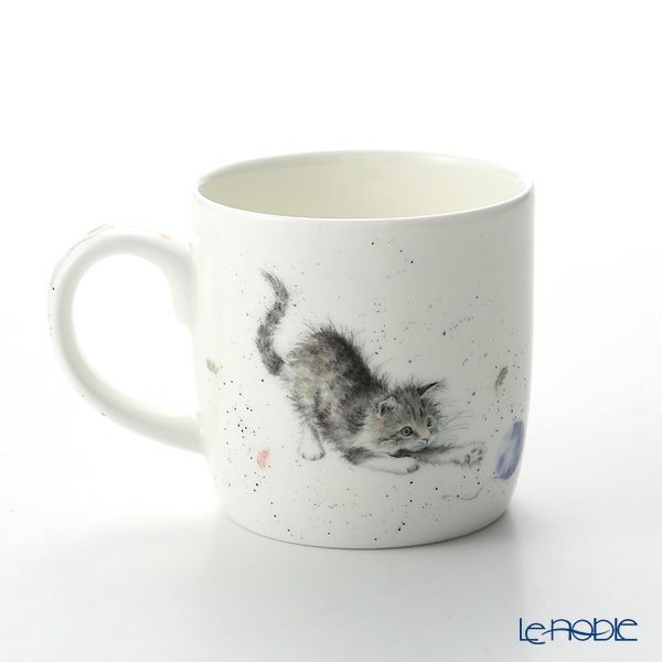ロイヤル・ウースター レンデル マグ 310ml Cat and Mouse ネコ