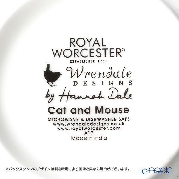 ロイヤル・ウースター レンデル マグ 310ml Cat and Mouse ネコ
