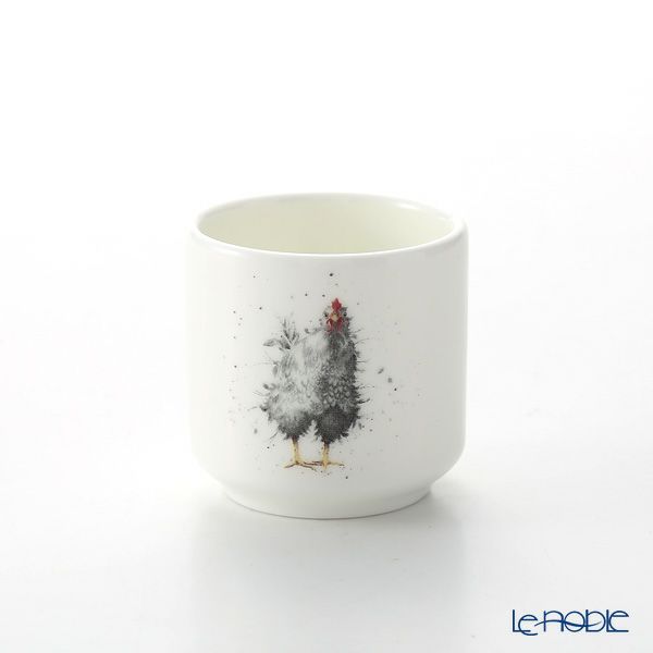 ロイヤル・ウースター レンデル エッグカップ Curious Hen ニワトリ ペア