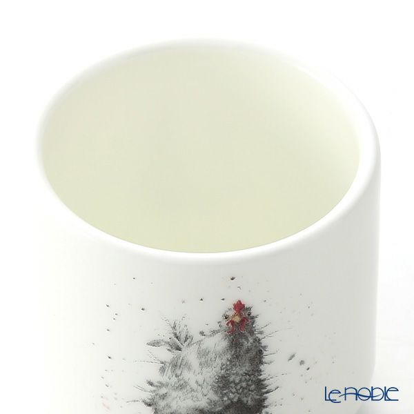 ロイヤル・ウースター レンデル エッグカップ Curious Hen ニワトリ ペア