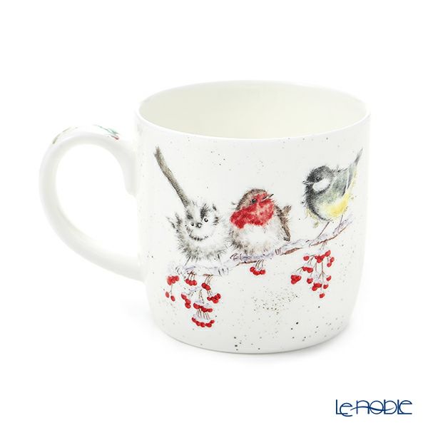 ロイヤル・ウースター レンデル クリスマスコレクション マグカップ 310ml One Snowy Day Birds