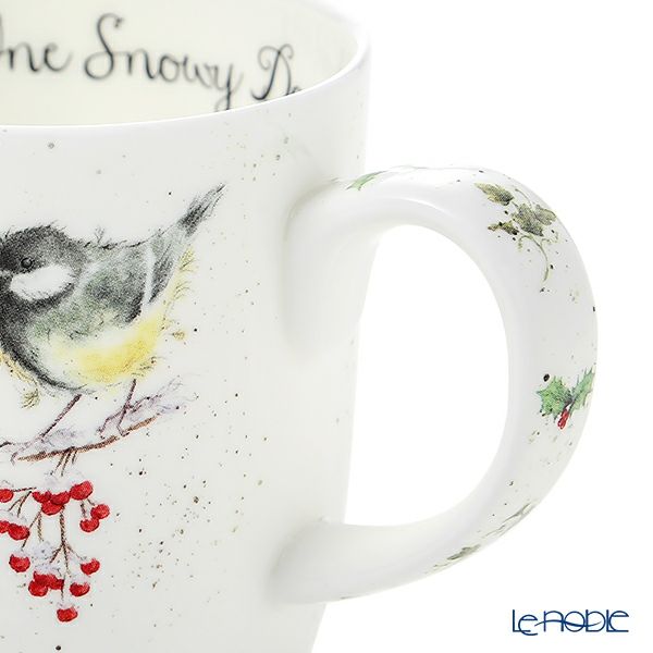 ロイヤル・ウースター レンデル クリスマスコレクション マグカップ 310ml One Snowy Day Birds