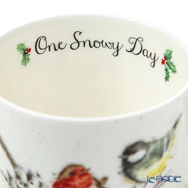 ロイヤル・ウースター レンデル クリスマスコレクション マグカップ 310ml One Snowy Day Birds