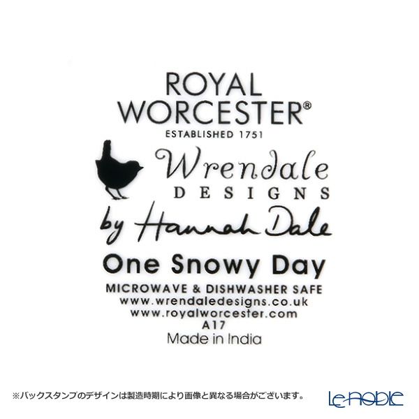 ロイヤル・ウースター レンデル クリスマスコレクション マグカップ 310ml One Snowy Day Birds