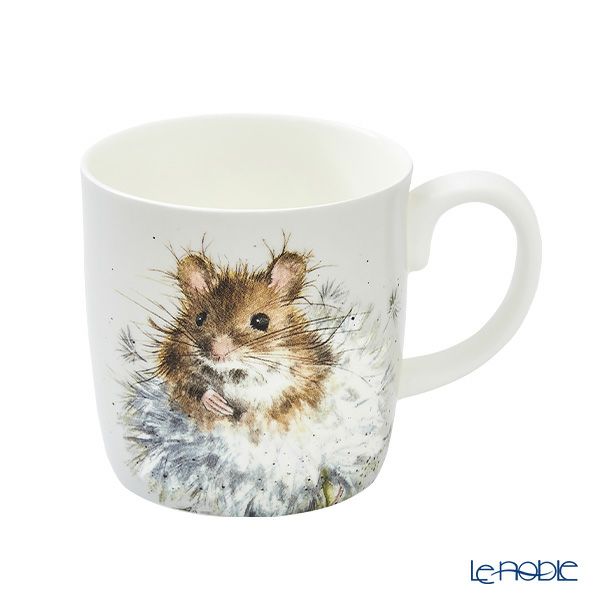 ロイヤル・ウースター レンデル ラージマグ／マグカップ 400ml Dandelion ネズミ