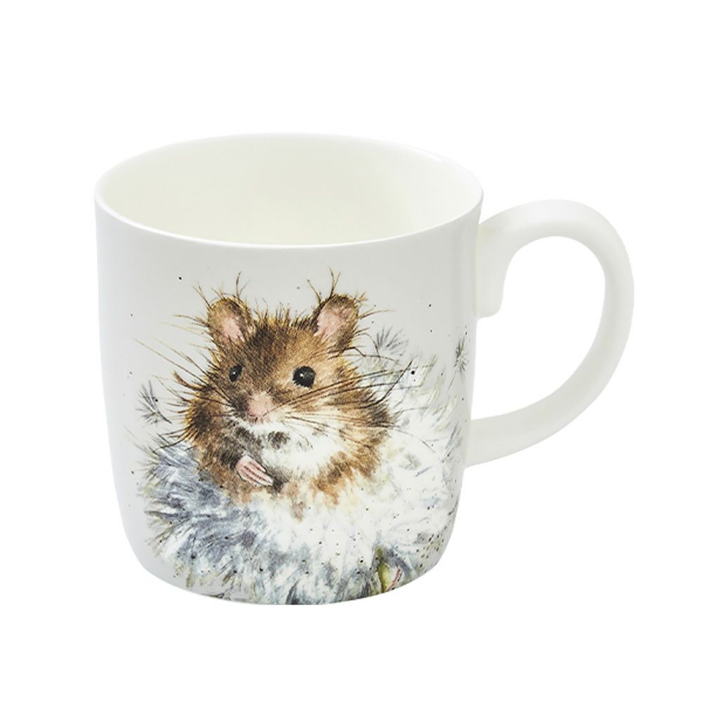 ロイヤル・ウースター レンデル ラージマグ／マグカップ 400ml Dandelion ネズミ