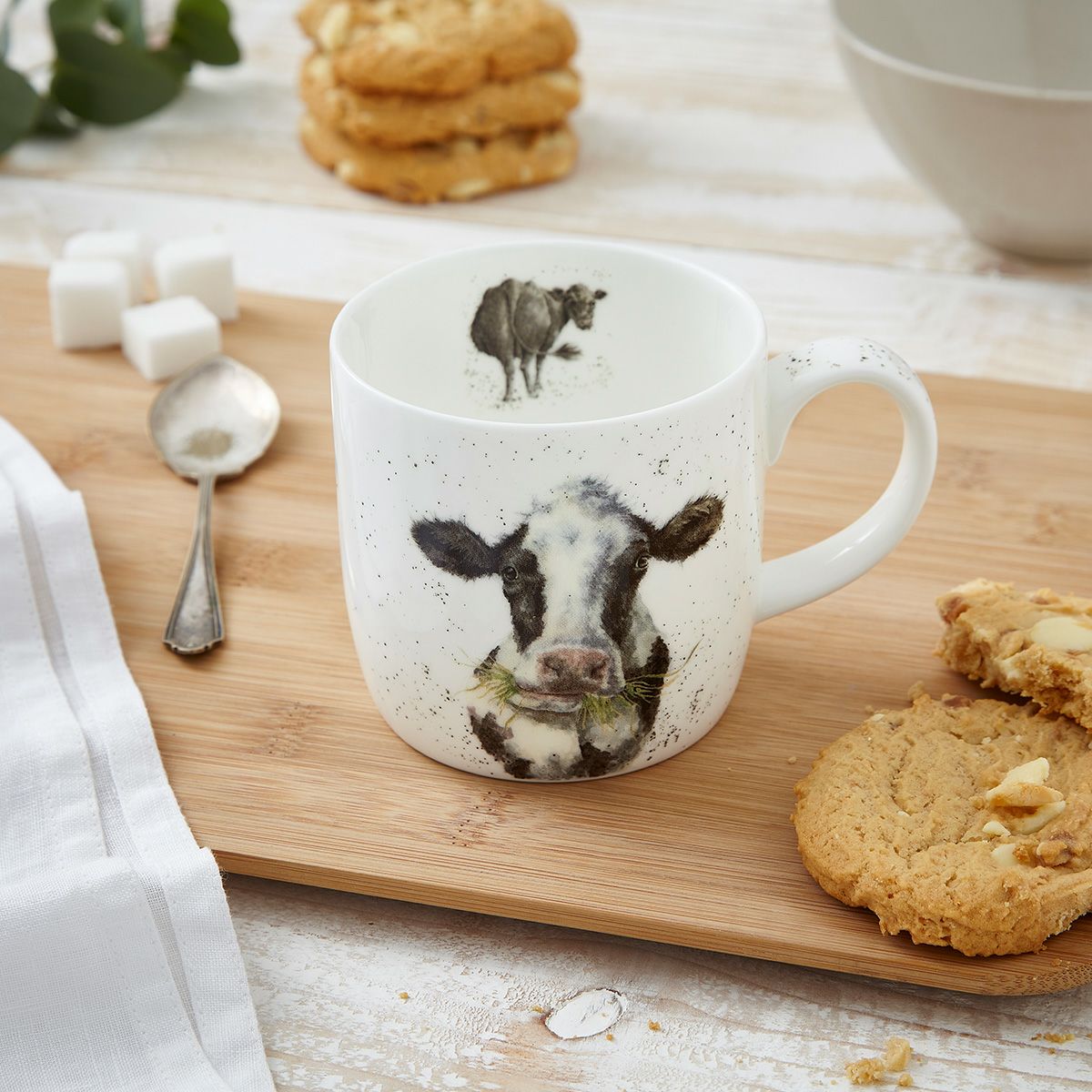 ロイヤル・ウースター レンデル マグカップ 310ml Mooo ウシ