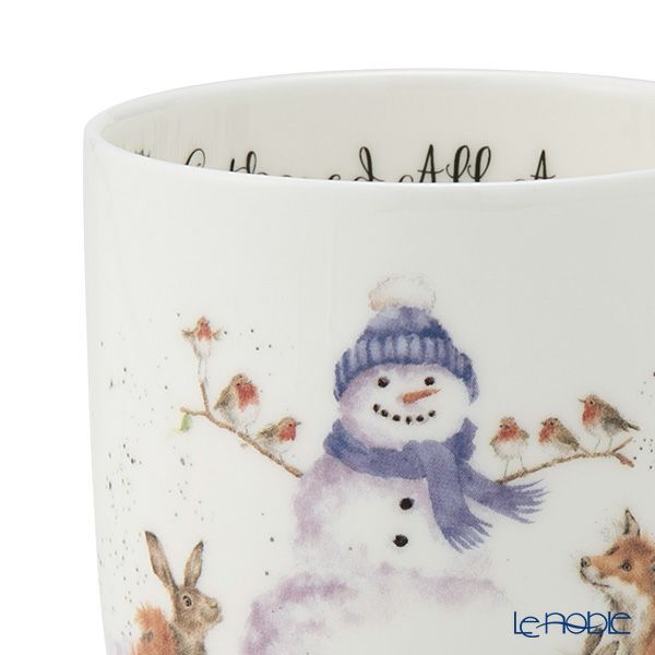 ロイヤル・ウースター レンデル クリスマスコレクション マグカップ 310ml スノーマン Gathered All Around