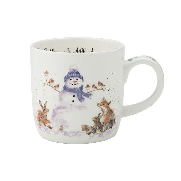 ロイヤル・ウースター レンデル クリスマスコレクション マグカップ 310ml スノーマン Gathered All Around