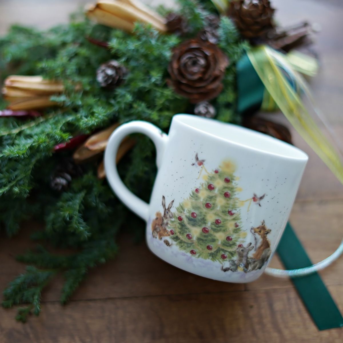 ロイヤル・ウースター レンデル クリスマスコレクション マグカップ 310ml Oh Christmas Tree