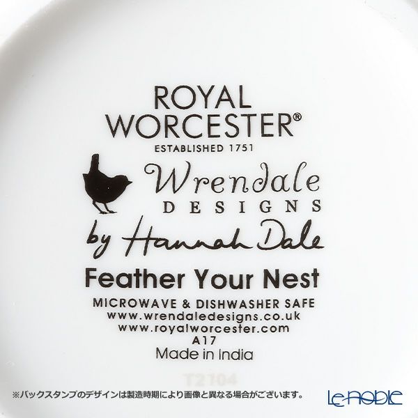 ロイヤル・ウースター レンデル マグカップ 310ml Feather Your Nest