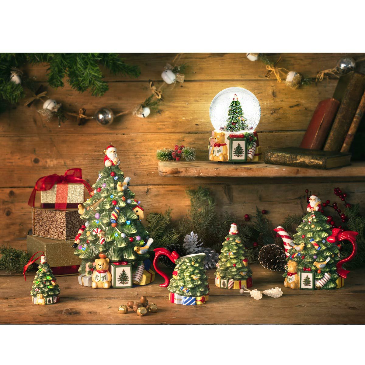 スポード クリスマスツリー ティーポット 800ml C