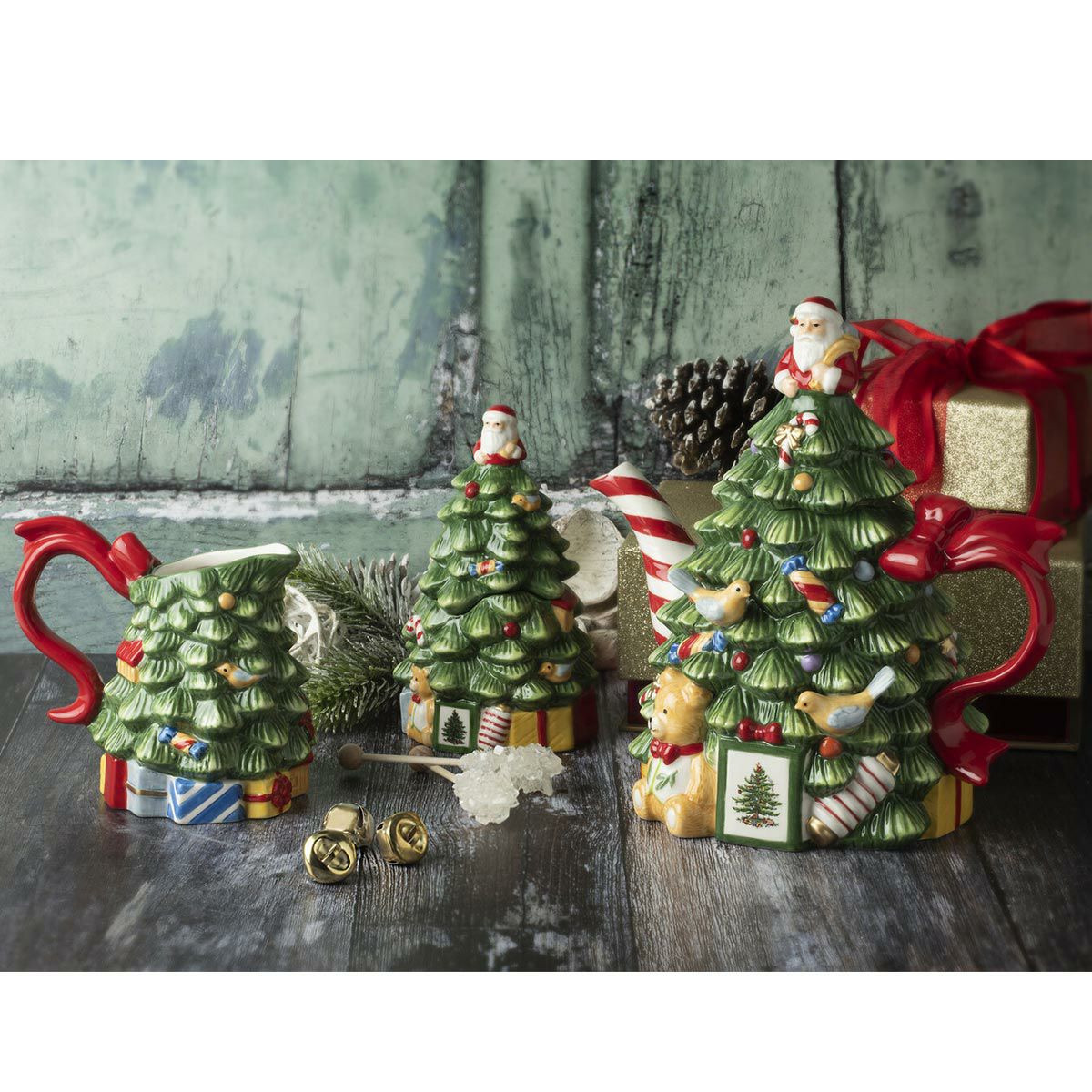 スポード クリスマスツリー ティーポット 800ml C