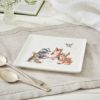 ロイヤル・ウースター レンデル スクエアプレート 18cm Woodland Party