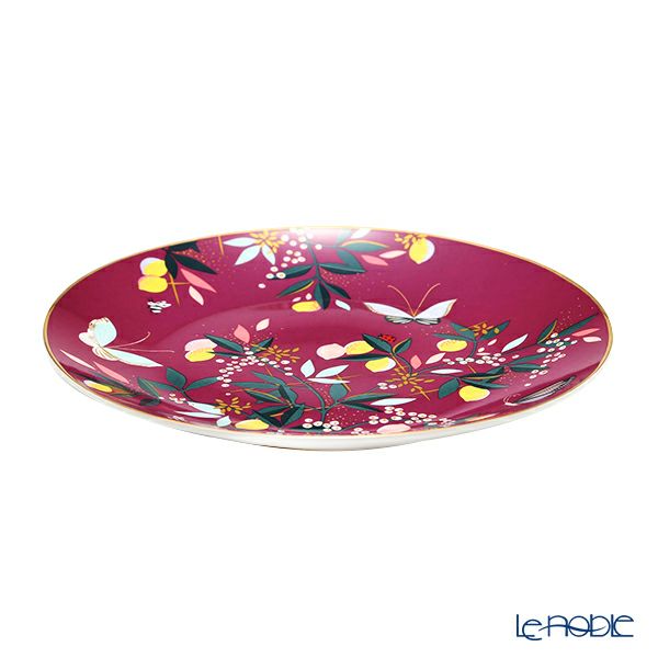 ポートメリオン サラミラーロンドン オーチャードコレクション プレート 20cm モーヴ