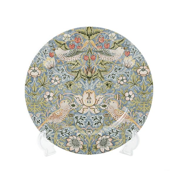 スポード ウィリアムモリス パステル いちご泥棒 プレート 20cm