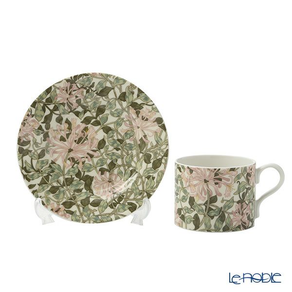 スポード ウィリアムモリス パステル ハニーサックル ティーカップ＆ソーサー 280ml