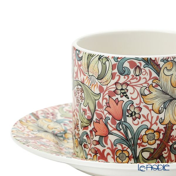 スポード ウィリアムモリス パステル ゴールデンリリー ティーカップ＆ソーサー 280ml