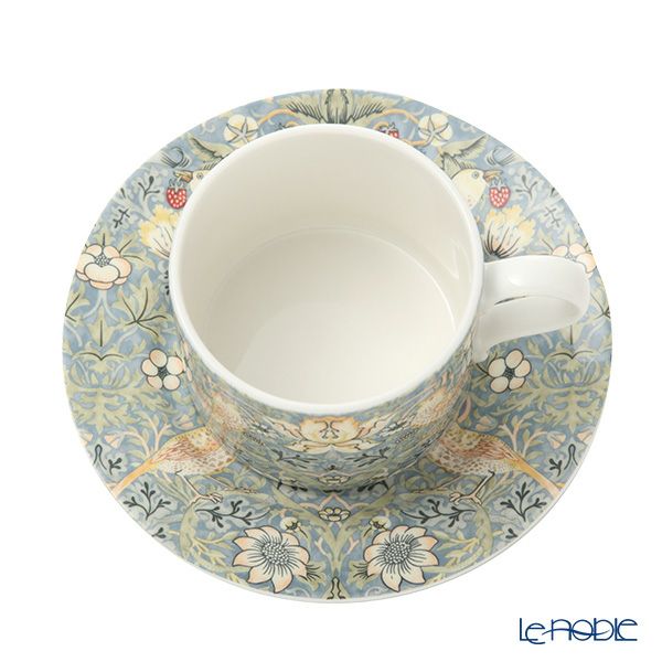 スポード ウィリアムモリス パステル いちご泥棒 ティーカップ＆ソーサー 280ml