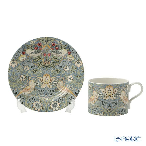 スポード ウィリアムモリス パステル いちご泥棒 ティーカップ＆ソーサー 280ml