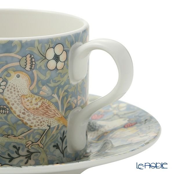 スポード ウィリアムモリス パステル いちご泥棒 ティーカップ＆ソーサー 280ml