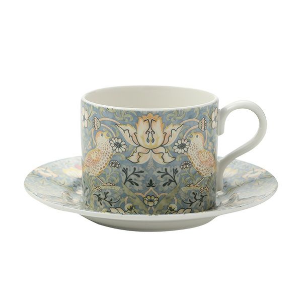 スポード ウィリアムモリス パステル いちご泥棒 ティーカップ＆ソーサー 280ml