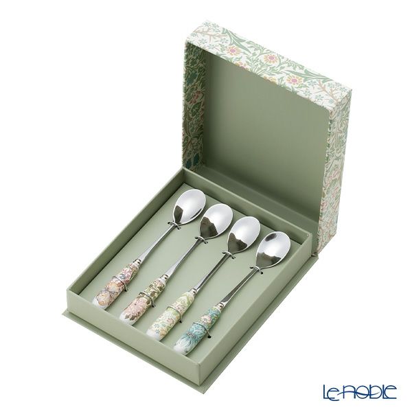 スポード ウィリアムモリス パステル ティースプーン 15cm 4本セット（4pcs）