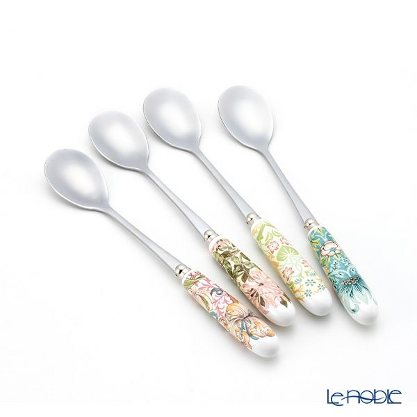 スポード ウィリアムモリス パステル ティースプーン 15cm 4本セット（4pcs）