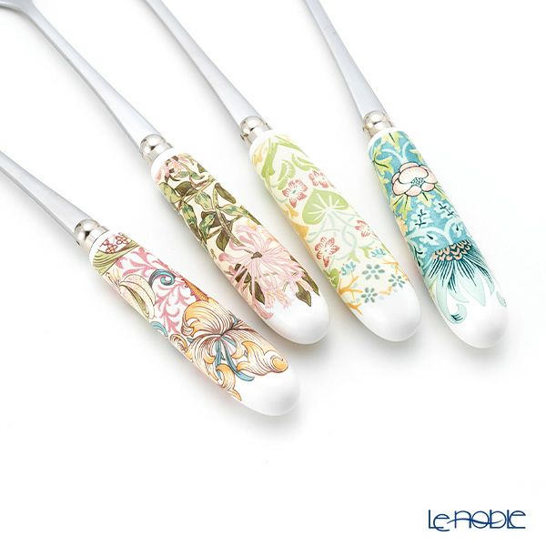 スポード ウィリアムモリス パステル ティースプーン 15cm 4本セット（4pcs）