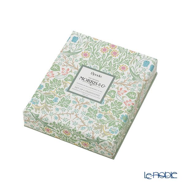 スポード ウィリアムモリス パステル ティースプーン 15cm 4本セット（4pcs）