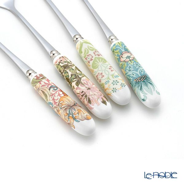 スポード ウィリアムモリス パステル ペストリーフォーク 15cm 4本セット（4pcs）