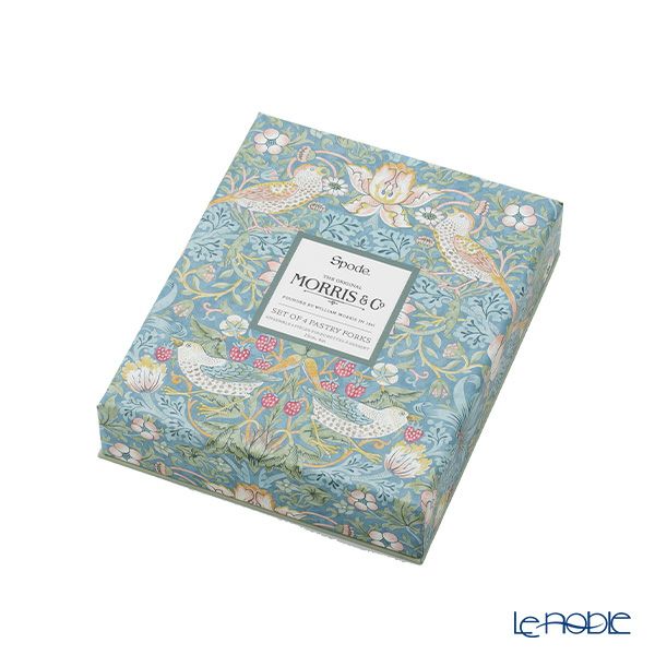 スポード ウィリアムモリス パステル ペストリーフォーク 15cm 4本セット（4pcs）
