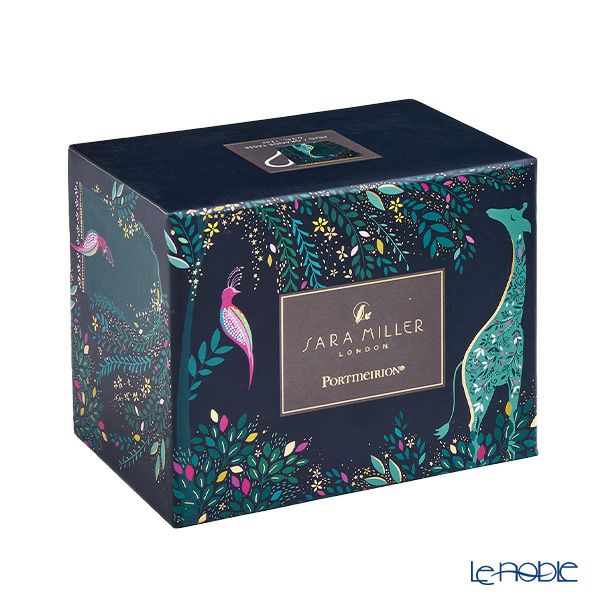 ポートメリオン サラミラーロンドン インディアコレクション マグカップ 340ml ミッドナイトブルー