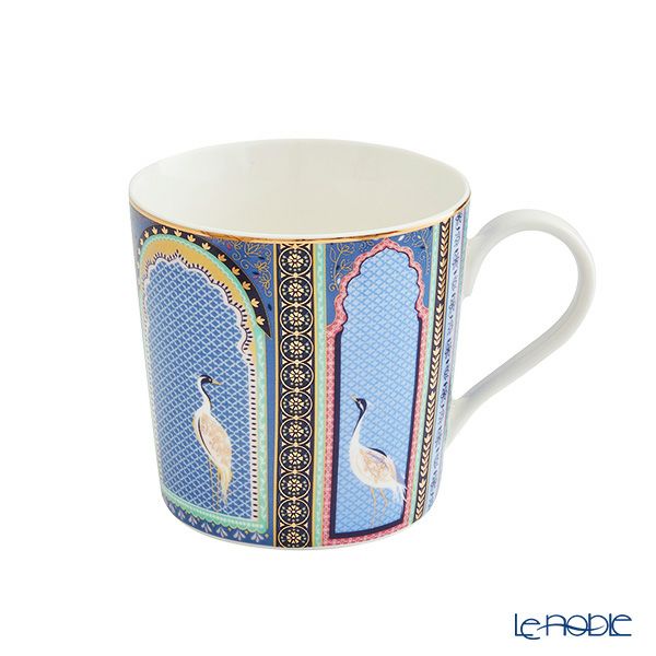 ポートメリオン サラミラーロンドン インディアコレクション マグカップ 340ml インディゴ