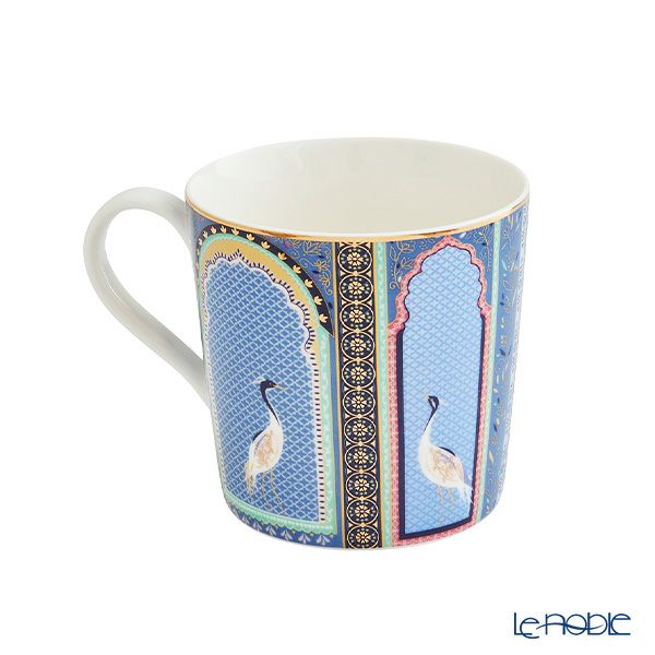 ポートメリオン サラミラーロンドン インディアコレクション マグカップ 340ml インディゴ