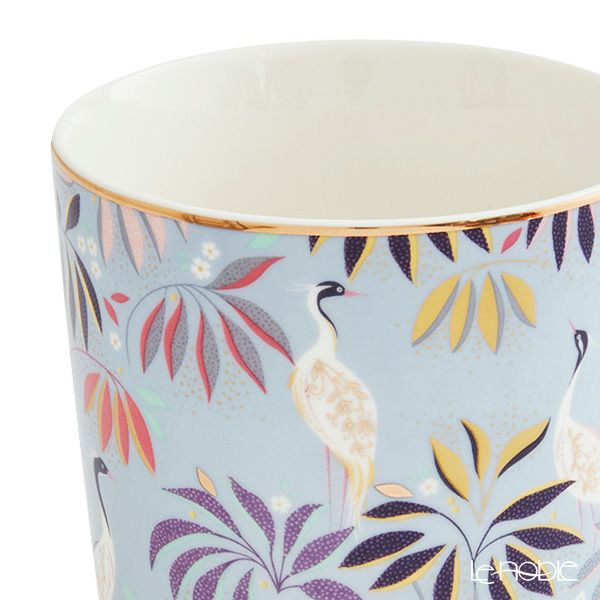 ポートメリオン サラミラーロンドン インディアコレクション マグカップ 340ml スカイブルー