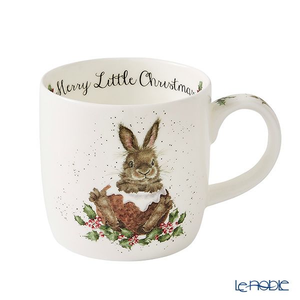 ロイヤル・ウースター レンデル マグカップ 310ml Merry Little Christmas ウサギ