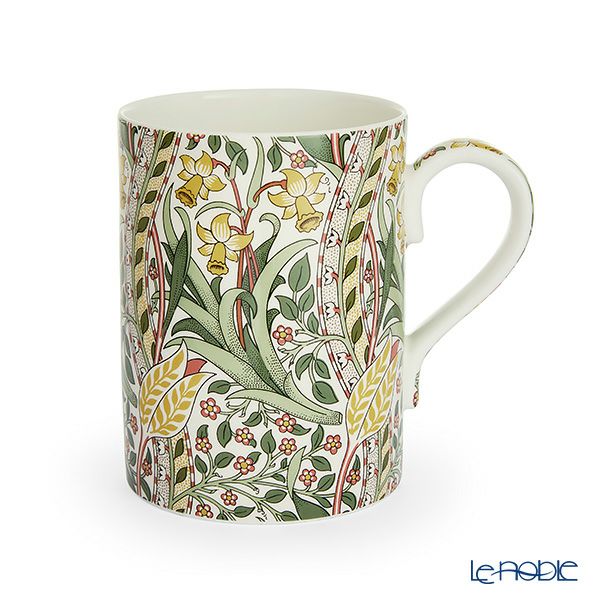 スポード ウィリアムモリス パステル スイセン マグカップ 340ml