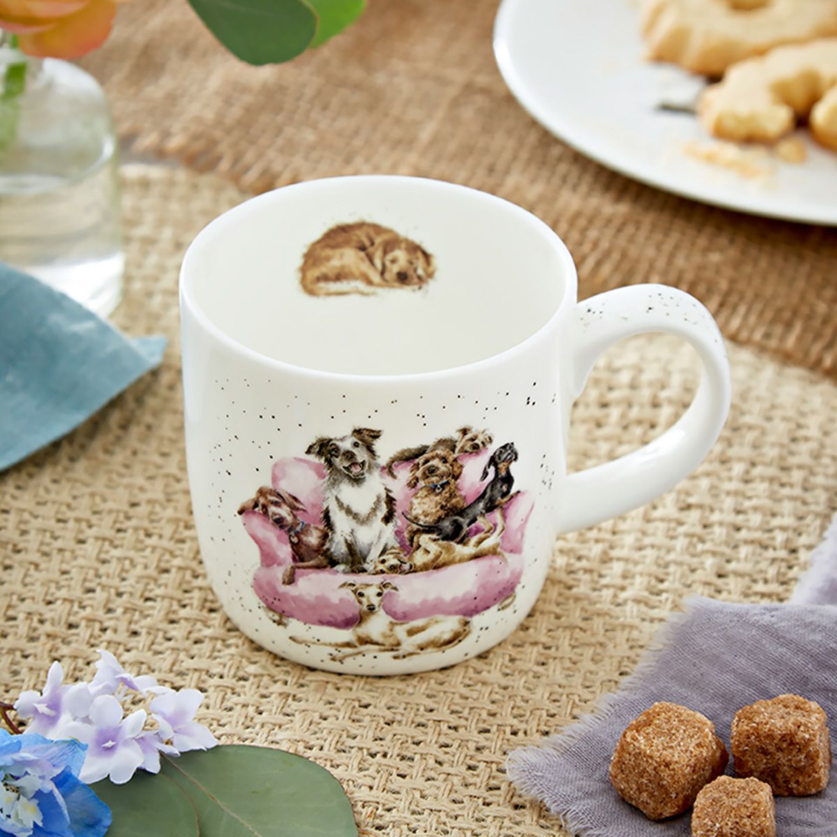 ロイヤル・ウースター レンデル マグカップ 310ml Movie Night イヌ