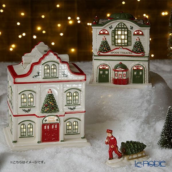 スポード クリスマスツリー ヴィレッジ LED ホテル