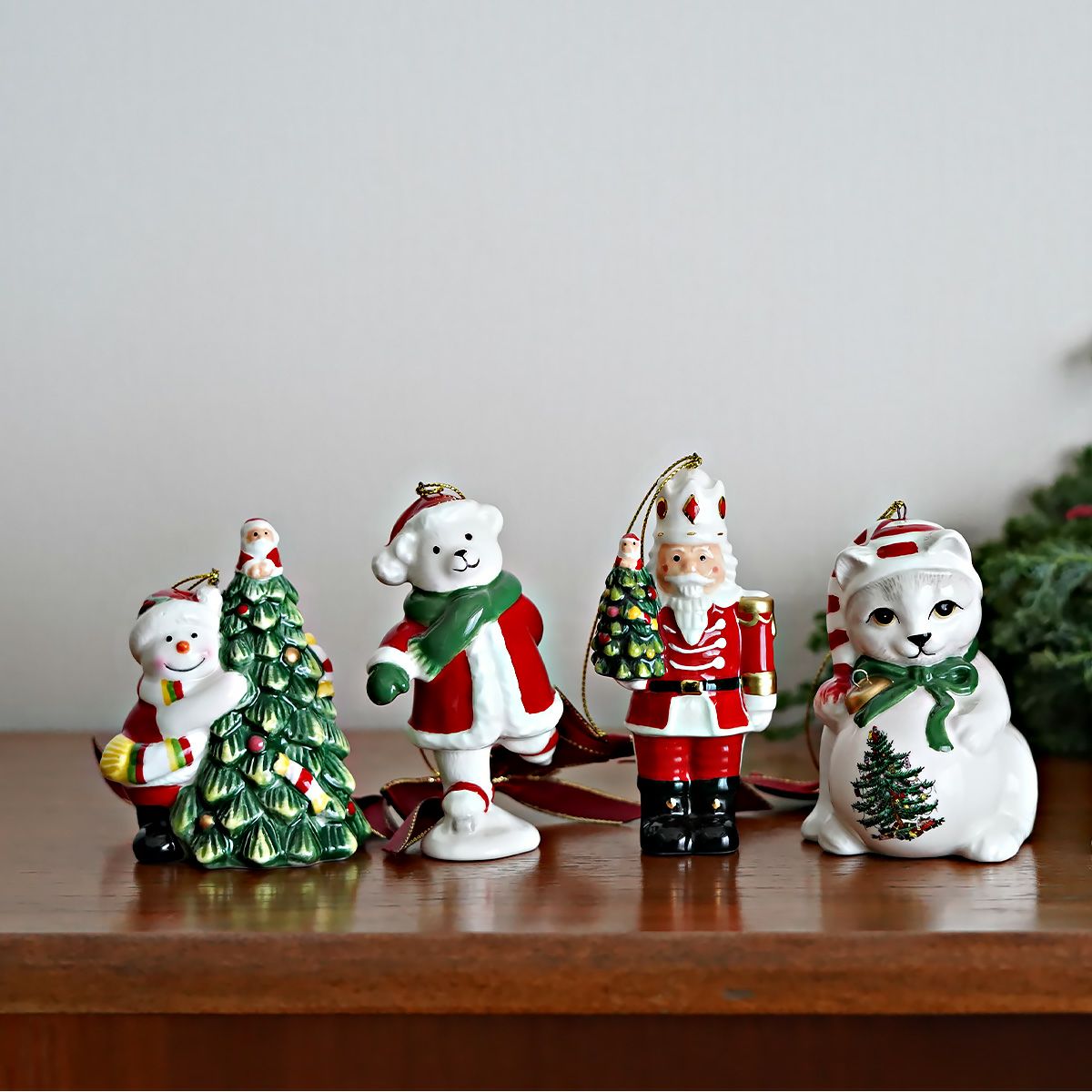 スポード クリスマスツリー オーナメント テディベア