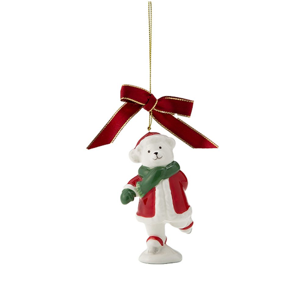 スポード クリスマスツリー オーナメント テディベア